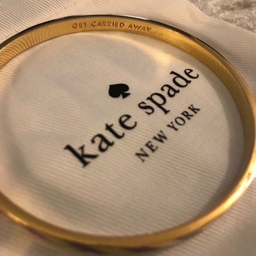 GIFTED Kate Spade Purple and Gold Bangle Bracelet - Picture 8 of 8